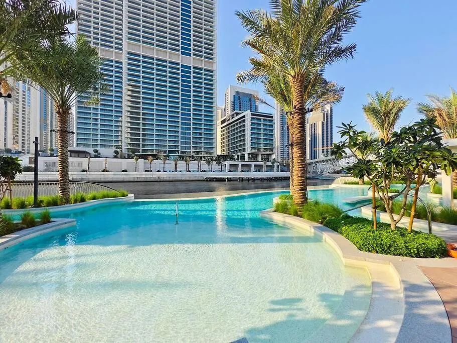 Harbourview Hideaway - 2Br Creek Island Escape Lejlighed Dubai